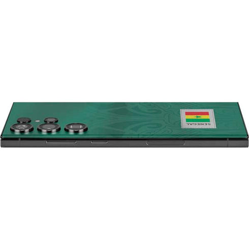 Senegal Soccer Flag Galaxy Skins